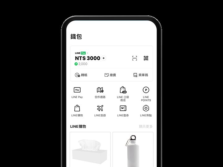 LINE Pay 加密支付画面